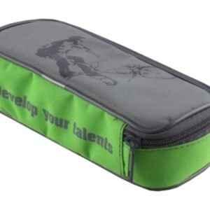 Пенал прямокутний з блискавкою, однотонний дизайн, Tiger, 4 види (ціна за 1 шт)