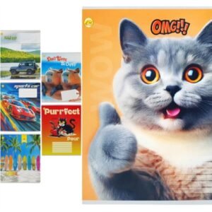 Зошит 36 аркушів клітка Мікс, Тетрада (ціна за 1шт)